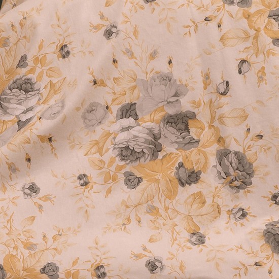 ΣΕΤ ΣΕΝΤΟΝΙΑ ΦΑΝΕΛΕΝΙΑ ΜΟΝΑ (Λ) PEONIA GREY (100X200+30)