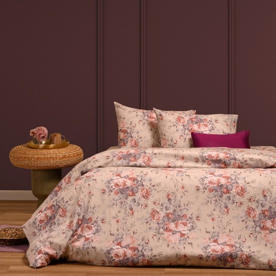 ΣΕΝΤΟΝΙ (ΣΕΤ 2 ΤΕΜ.) 120Χ200+30 PEONIA ROSE WINTER LINE MINI