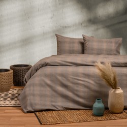 ΣΕΤ ΣΕΝΤΟΝΙΑ ΦΑΝΕΛΕΝΙΑ KING SIZE (Λ) SOLO GREY (180Χ200+30)