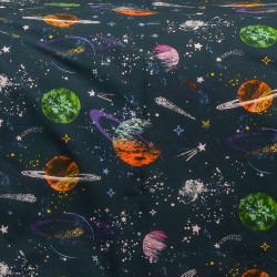 ΣΕΤ ΣΕΝΤΟΝΙΑ ΜΟΝΑ (Λ) INTERSTELLAR BLUE KIDS LINE (100X200+32)