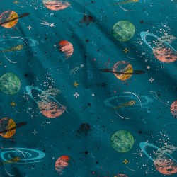 ΣΕΤ ΣΕΝΤΟΝΙΑ ΜΟΝΑ (Λ) INTERSTELLAR PETROL KIDS LINE (100X200+32)