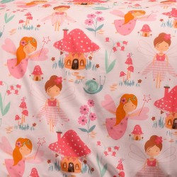 ΣΕΤ ΣΕΝΤΟΝΙΑ ΜΟΝΑ (Λ) MAGIC PINK KIDS LINE (100Χ200+32)