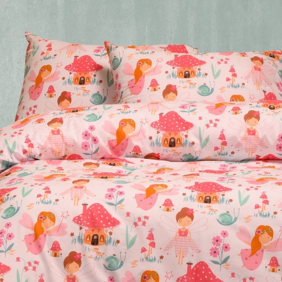 ΣΕΤ ΣΕΝΤΟΝΙΑ ΜΟΝΑ (Λ) MAGIC PINK KIDS LINE (100Χ200+32)