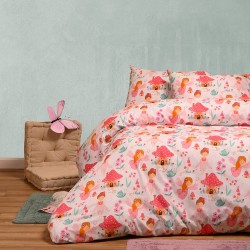 ΣΕΤ ΣΕΝΤΟΝΙΑ ΜΟΝΑ (Λ) MAGIC PINK KIDS LINE (100Χ200+32)