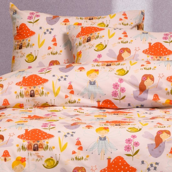 ΣΕΤ ΣΕΝΤΟΝΙΑ ΜΟΝΑ (Λ) MAGIC PEACH KIDS LINE (100X200+32)