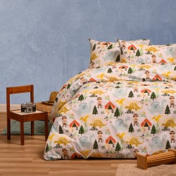ΣΕΤ ΣΕΝΤΟΝΙΑ ΜΟΝΑ (Λ) EXPLORER RED KIDS LINE (100X200+32)