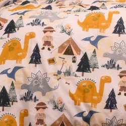 ΣΕΤ ΣΕΝΤΟΝΙΑ ΜΟΝΑ (Λ) EXPLORER BLUE KIDS LINE (100X200+32)