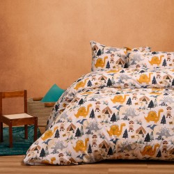 ΣΕΤ ΣΕΝΤΟΝΙΑ ΜΟΝΑ (Λ) EXPLORER BLUE KIDS LINE (100X200+32)