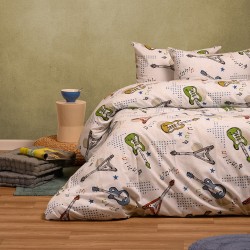 ΣΕΤ ΣΕΝΤΟΝΙΑ ΦΑΝΕΛΕΝΙΑ ΜΟΝΑ (Λ) MUSIC ICE (100X200+30) WINTER LINE KIDS