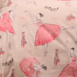 ΣΕΤ ΣΕΝΤΟΝΙΑ ΦΑΝΕΛΕΝΙΑ ΚΟΥΝΙΑΣ (Λ) BALLET ECRU (70X140+17) WINTER LINE ΒΑΒΥ