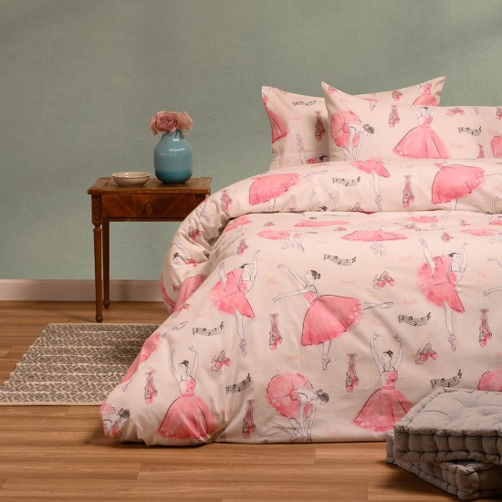 ΣΕΝΤΟΝΙ (ΣΕΤ 2 ΤΕΜ.) 120Χ200+30 BALLET ECRU WINTER LINE KIDS MINI