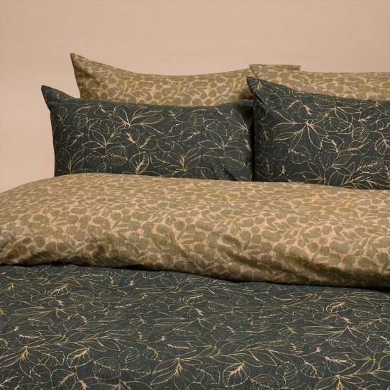 ΣΕΤ ΣΕΝΤΟΝΙΑ ΜΟΝΑ (Λ) WANG PETROL CASUAL LINE (100X200+32)