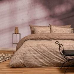 ΣΕΤ ΣΕΝΤΟΝΙΑ ΜΟΝΑ (Λ) CASSIO BEIGE CASUAL LINE (100X200+32)