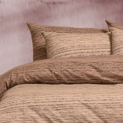 ΣΕΤ ΣΕΝΤΟΝΙΑ ΜΟΝΑ (Λ) CASSIO BEIGE CASUAL LINE (100X200+32)