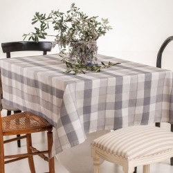 ΤΡΑΠΕΖΟΜΑΝΤΗΛΟ ΛΟΝΕΤΑ ΜΑΚΡΟΣΤΕΝΟ 135Χ180 OLIVIE GREY
