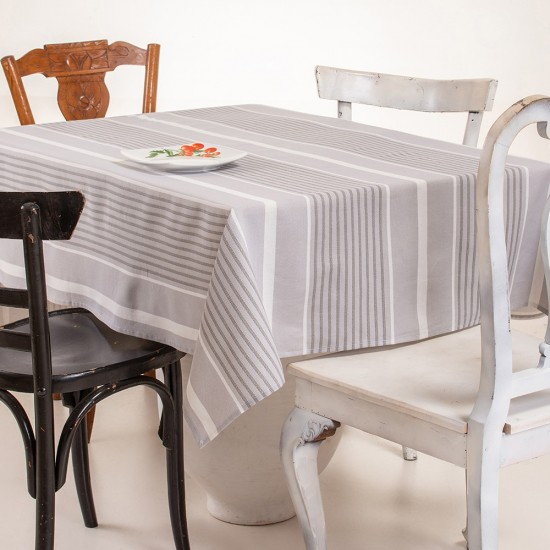 ΤΡΑΠΕΖΟΜΑΝΤΗΛΟ ΛΟΝΕΤΑ ΜΑΚΡΟΣΤΕΝΟ 135Χ180 FRANKIE GREY