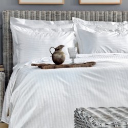 ΠΑΠΛΩΜΑΤΟΘΗΚΗ WHITE COMFORT 300TC 160X240 WHITE STRIPES