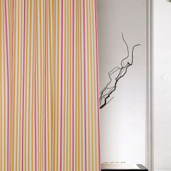 ΚΟΥΡΤΙΝΑ ΜΠΑΝΙΟΥ 180X200 STRIPE MULTI
