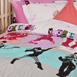 ΣΕΤ ΚΟΥΒΕΡΛΙ ΜΟΝΟ DISNEY 170X250 CAMP ROCK