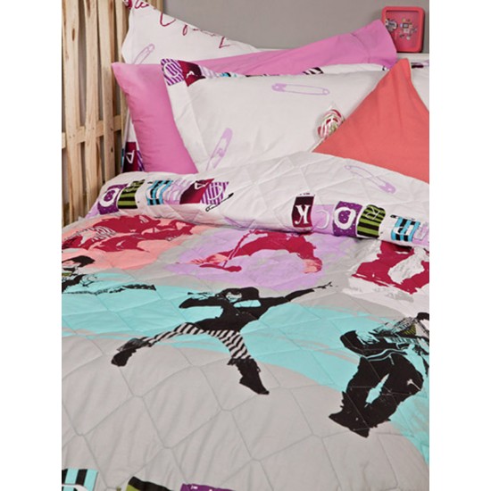 ΣΕΤ ΚΟΥΒΕΡΛΙ ΜΟΝΟ DISNEY 170X250 CAMP ROCK