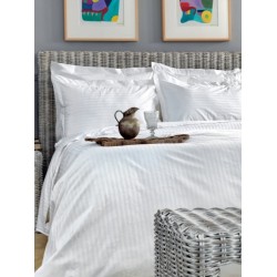 ΣΕΝΤΟΝΙ WHITE COMFORT 300TC 170X270 WHITE STRIPES