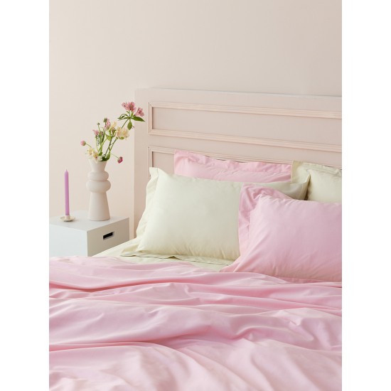 ΣΕΝΤΟΝΙ ΥΠΕΡΔΙΠΛΟ 245X270 LUXE SATEEN PINK
