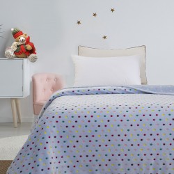 ΚΟΥΒΕΡΤΑ FLEECE ΜΟΝΗ ΦΩΣΦΟΡΙΖΕ 160X220 BUBBLE
