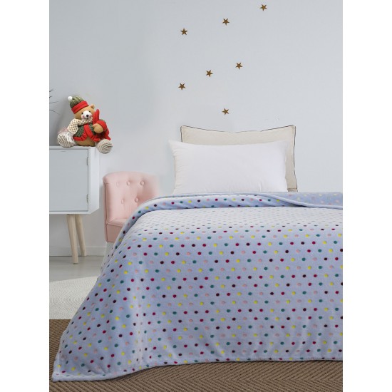ΚΟΥΒΕΡΤΑ FLEECE ΜΟΝΗ ΦΩΣΦΟΡΙΖΕ 160X220 BUBBLE
