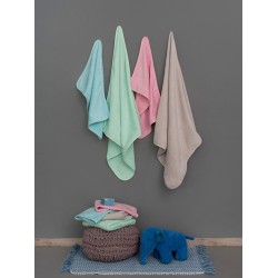 ΣΕΤ 2 ΠΕΤΣΕΤΕΣ ΒΡΕΦΙΚΕΣ BABY BATH 40X60 ROBIN FOG