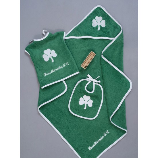 ΣΕΤ ΛΟΥΤΡΟΥ ΒΡΕΦΙΚΟ PANATHINAIKOS F.C.  PANATHINAIKOS BABY BLOCK
