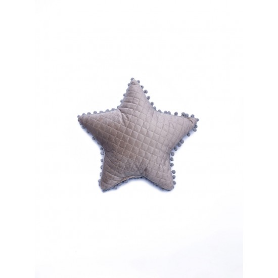 ΔΙΑΚΟΣΜΗΤΙΚΟ ΜΑΞΙΛΑΡΑΚΙ ΑΣΤΕΡΙ 34X34 ELWIN BEIGE