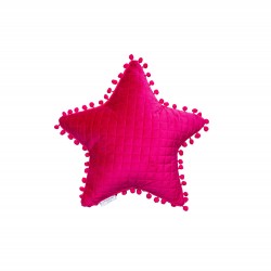 ΔΙΑΚΟΣΜΗΤΙΚΟ ΜΑΞΙΛΑΡΑΚΙ ΑΣΤΕΡΙ 34X34 ELWIN FUCHSIA