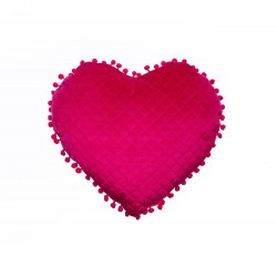 ΔΙΑΚΟΣΜΗΤΙΚΟ ΜΑΞΙΛΑΡΑΚΙ ΚΑΡΔΙΑ 40X38 ELWIN FUCHSIA