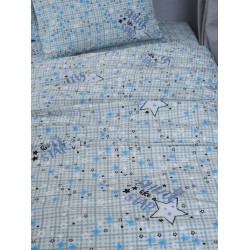 ΠΑΠΛΩΜΑ ΜΟΝΟ LUMINOUS 160X240 CLUSTER BLUE