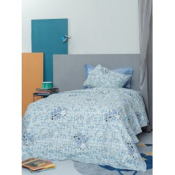 ΠΑΠΛΩΜΑ ΜΟΝΟ LUMINOUS 160X240 CLUSTER BLUE