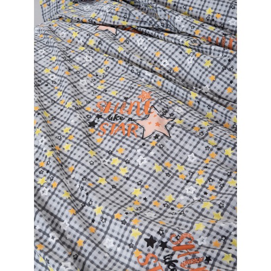 ΠΑΠΛΩΜΑ ΜΟΝΟ LUMINOUS 160X240 CLUSTER GREY
