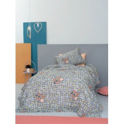 ΠΑΠΛΩΜΑ ΜΟΝΟ LUMINOUS 160X240 CLUSTER GREY