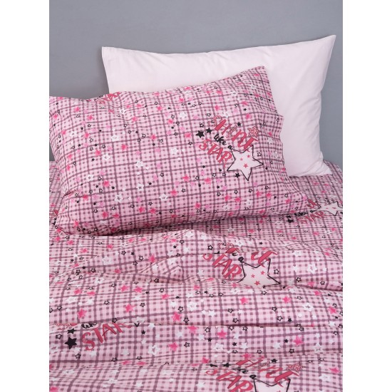 ΚΟΥΡΤΙΝΑ ΜΕ ΤΡΕΣΑ LUMINOUS 170X260 CLUSTER LILAC