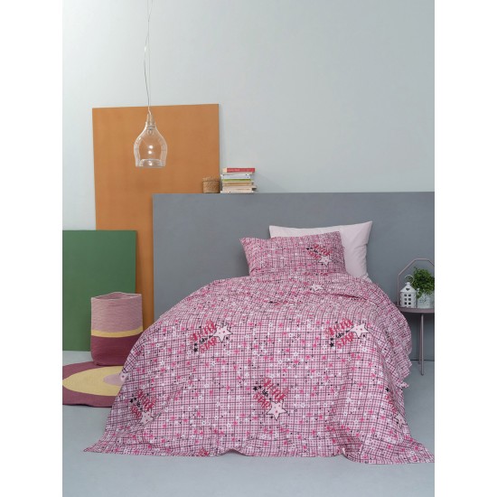 ΚΟΥΡΤΙΝΑ ΜΕ ΤΡΕΣΑ LUMINOUS 170X260 CLUSTER LILAC