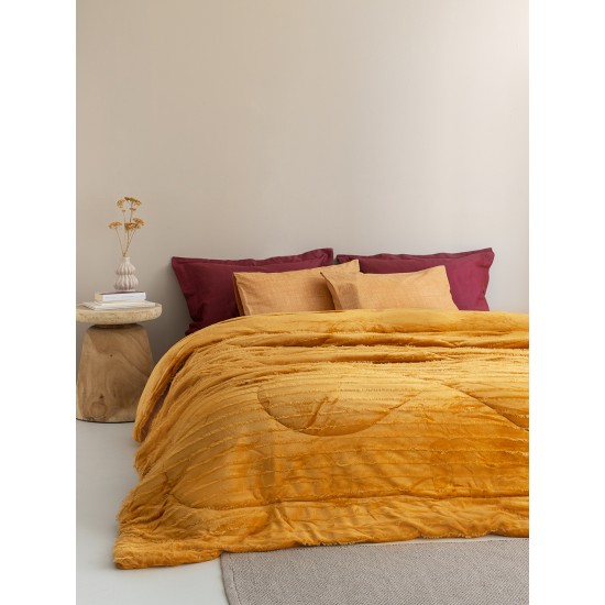 ΚΟΥΒΕΡΤΟΠΑΠΛΩΜΑ ΜΟΝΟ 160X240 GWEN GOLD