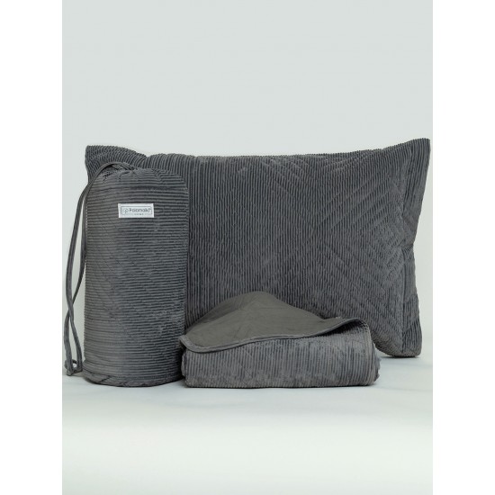ΚΟΥΒΕΡΛΙ ΥΠΕΡΔΙΠΛΟ 220X240 DIZZA GREY
