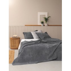 ΚΟΥΒΕΡΛΙ ΥΠΕΡΔΙΠΛΟ 220X240 DIZZA GREY
