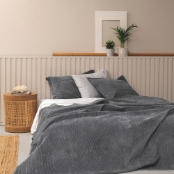 ΚΟΥΒΕΡΛΙ ΥΠΕΡΔΙΠΛΟ 220X240 DIZZA GREY