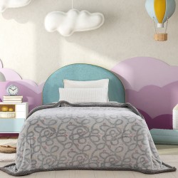 ΚΟΥΒΕΡΤΑ FLEECE ΜΟΝΗ ΦΩΣΦΟΡΙΖΕ 160X220 TRIP