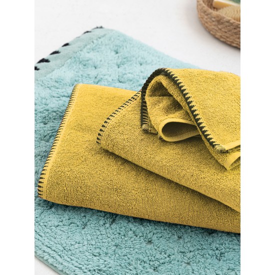 ΣΕΤ ΠΕΤΣΕΤΕΣ TOWELS COLLECTION BROOKLYN YELLOW