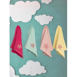 ΣΕΤ 4 ΠΕΤΣΕΤΑΚΙΑ ΜΠΑΝΙΟΥ KIDS BATH 40X60 STARFISH