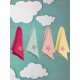 ΣΕΤ 4 ΠΕΤΣΕΤΑΚΙΑ ΜΠΑΝΙΟΥ KIDS BATH 40X60 STARFISH