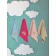 ΣΕΤ 4 ΠΕΤΣΕΤΑΚΙΑ ΜΠΑΝΙΟΥ KIDS BATH 40X60 SUNSHINE