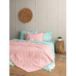 ΚΟΥΒΕΡΛΙ KING SIZE 260X240 MORGAN PINK