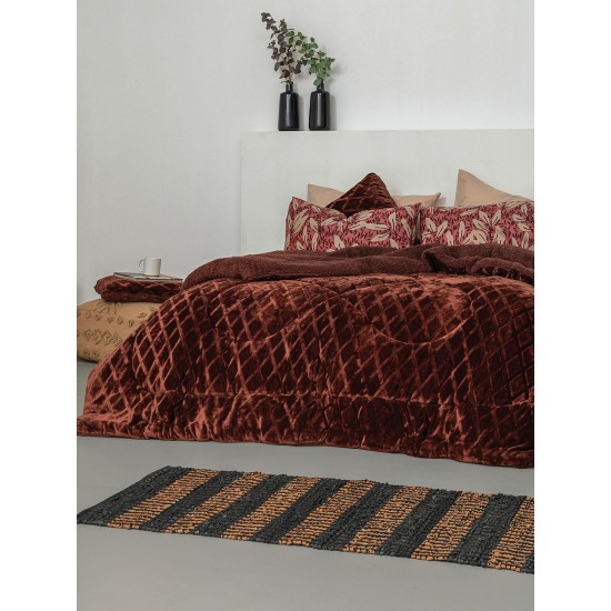 ΔΙΑΚΟΣΜΗΤΙΚΗ ΜΑΞΙΛΑΡΟΘΗΚΗ NADINE 50X50 NADINE/2 BORDEAUX